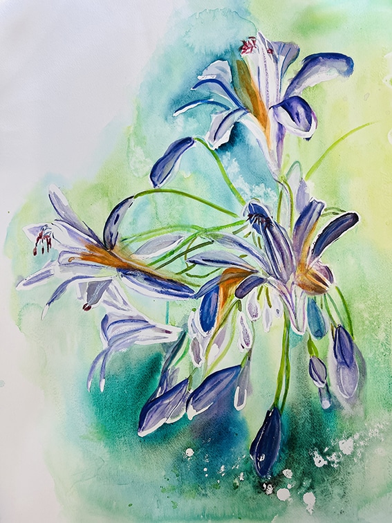 FLEUR AQUARELLE 2