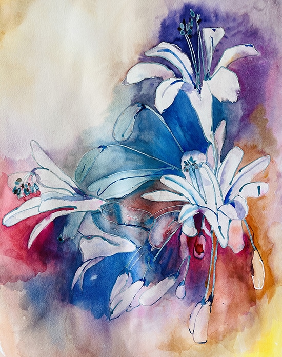 FLEUR AQUARELLE 5