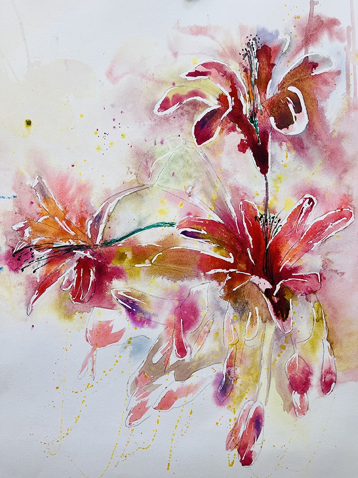 FLEUR AQUARELLE 6